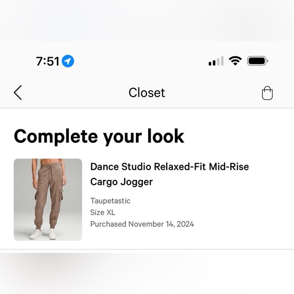 LULULEMON Dance Studio Cargo Joggers - Picture 4 of 4
